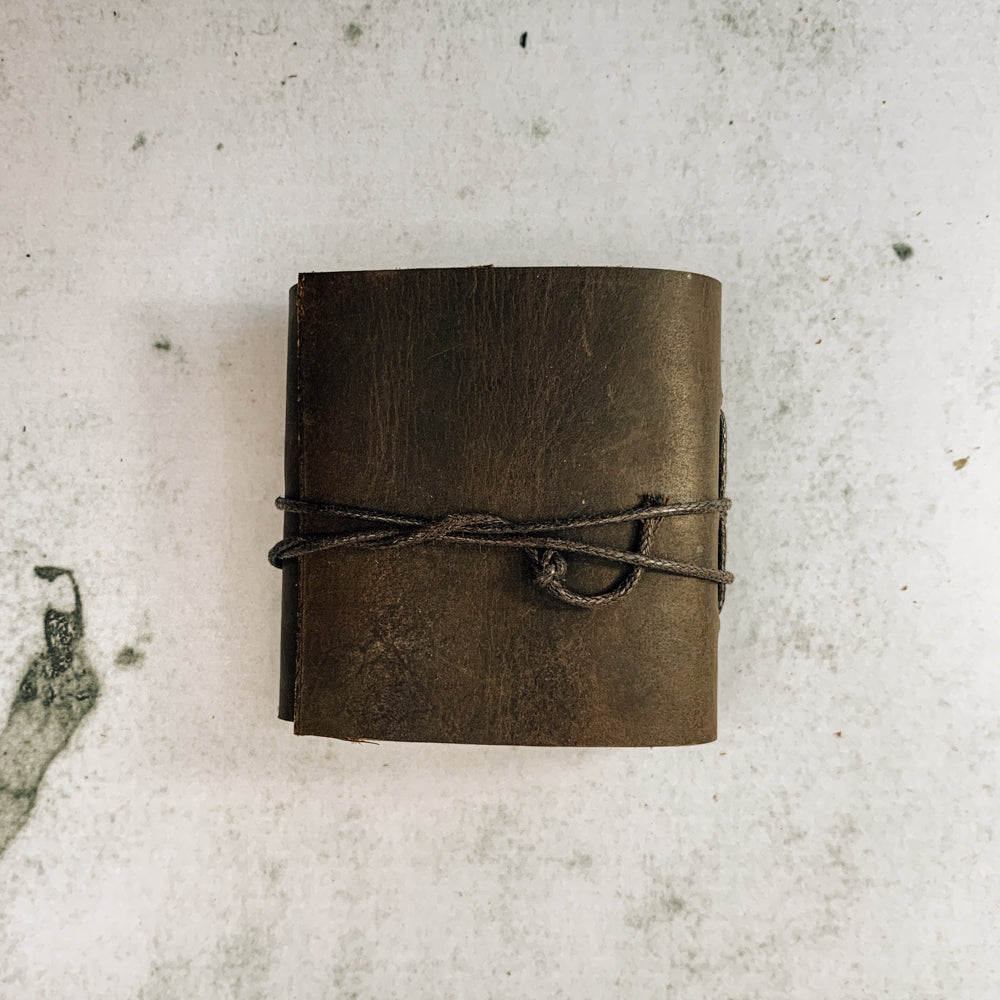 Pocket Leather Journals with String